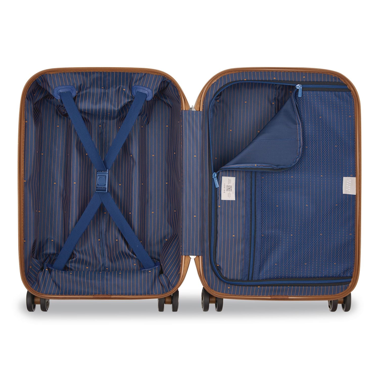 Flanerie 20" Hardside Carry-On Suitcase, 13.75 X 9.25 X 21.25, Champagne