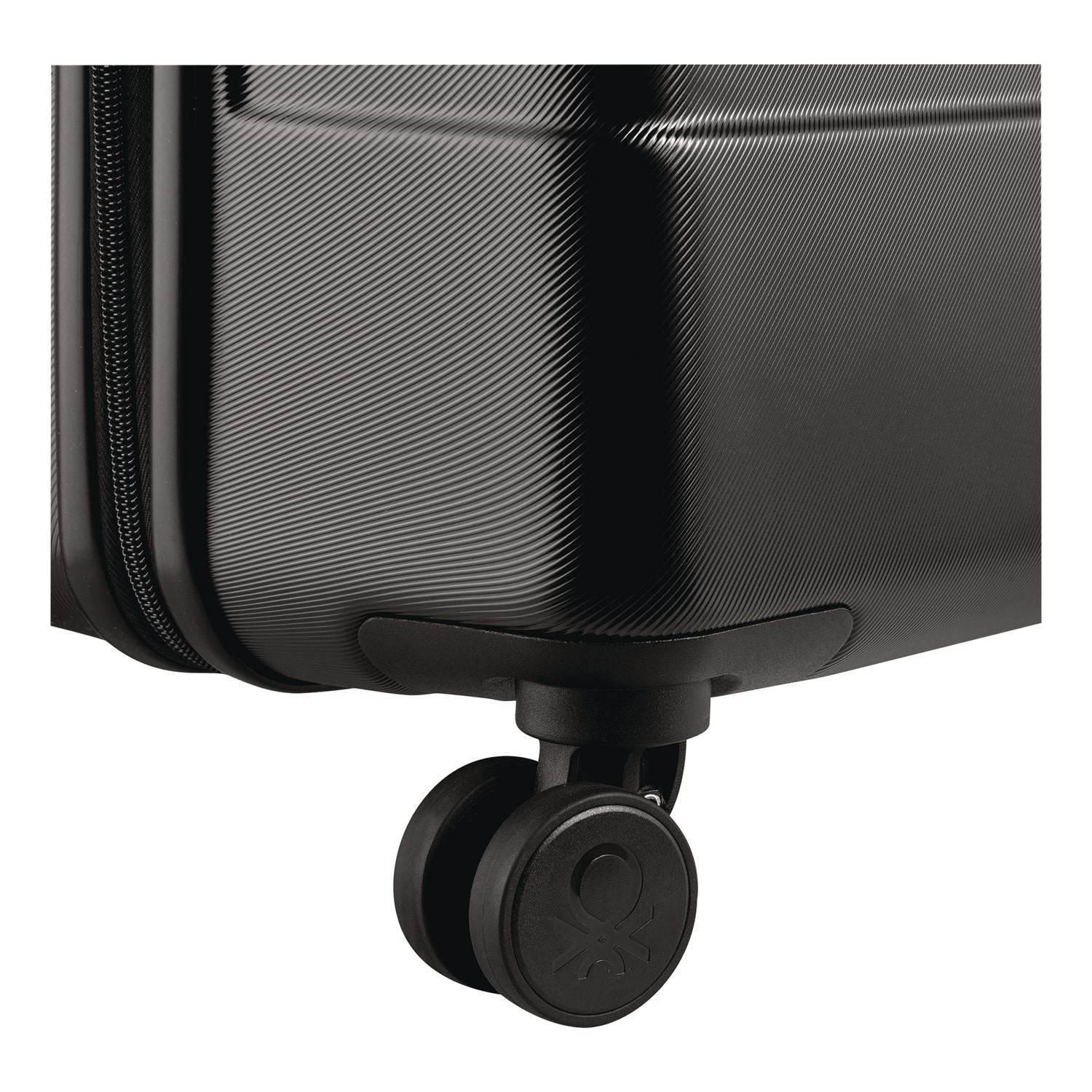 United Colors Of Benetton X DELSEY PARIS NOW! 27" Hardside Spinner Suitcase, 20 X 11.5 X 30, Black