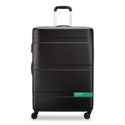 United Colors Of Benetton X DELSEY PARIS NOW! 27" Hardside Spinner Suitcase, 20 X 11.5 X 30, Black