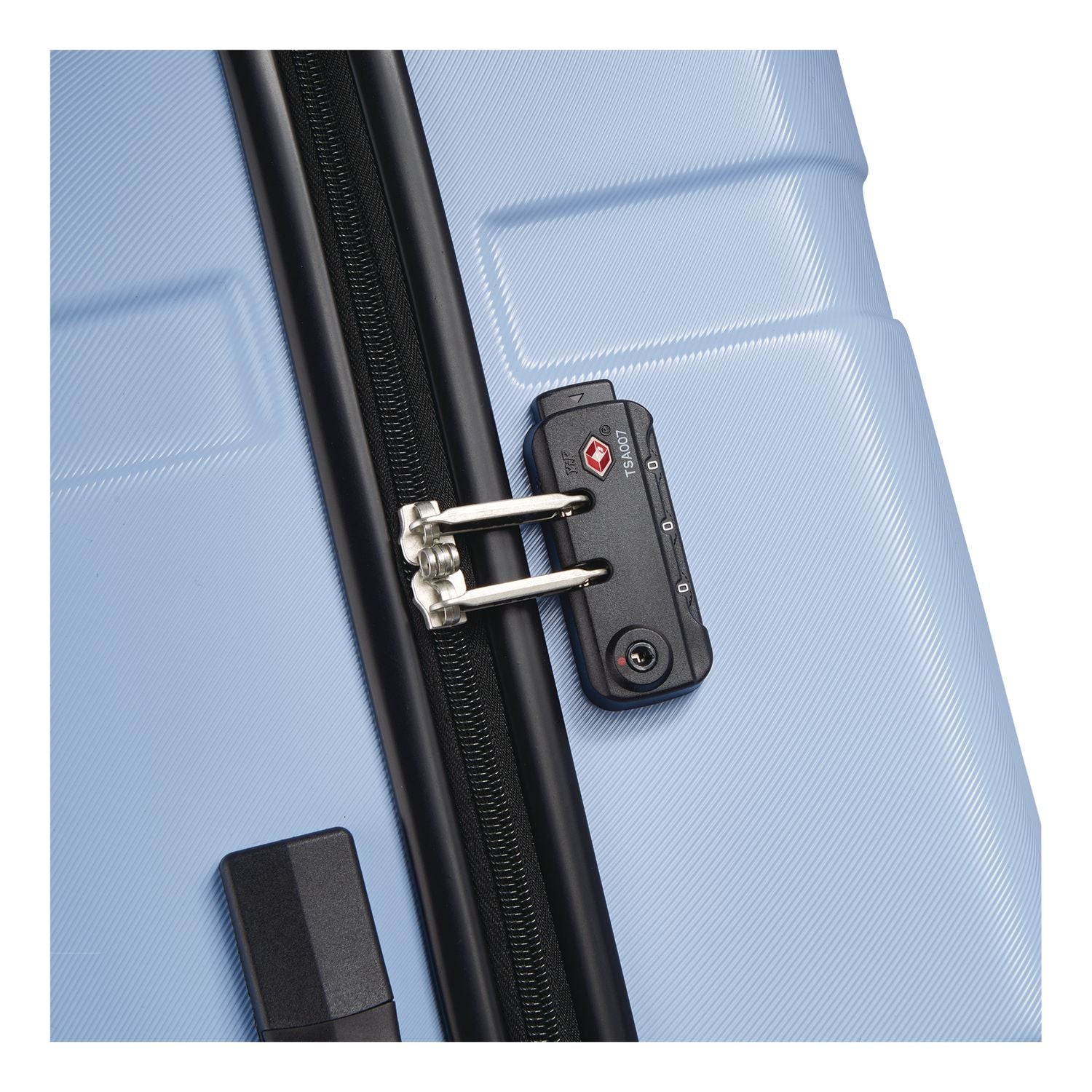 United Colors Of Benetton X DELSEY PARIS NOW! 27" Hardside Spinner Suitcase, 20 X 11.5 X 30, Light Blue