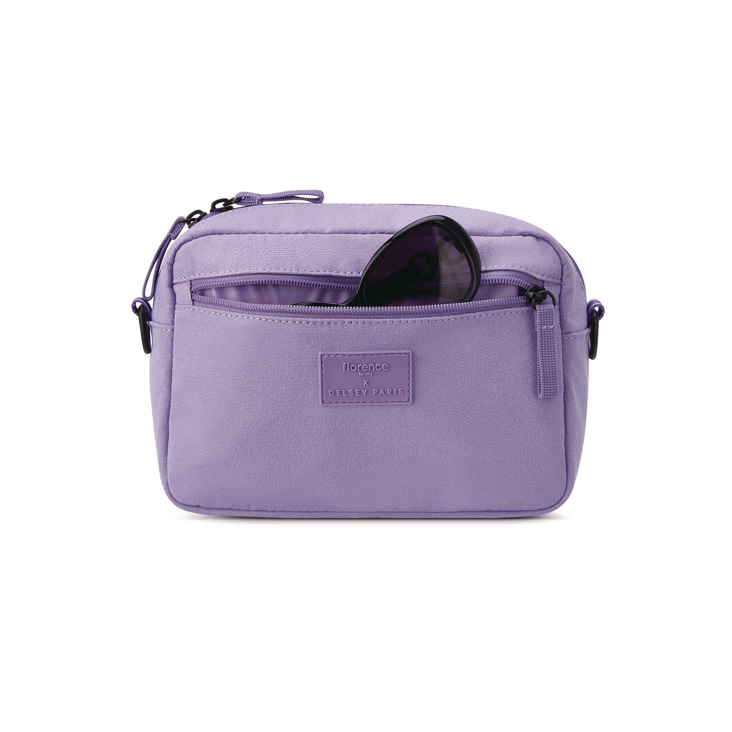 Florence By Mills Free-Spirit Crossbody Bag, 9.5" X 3.25" X 6", Lavender