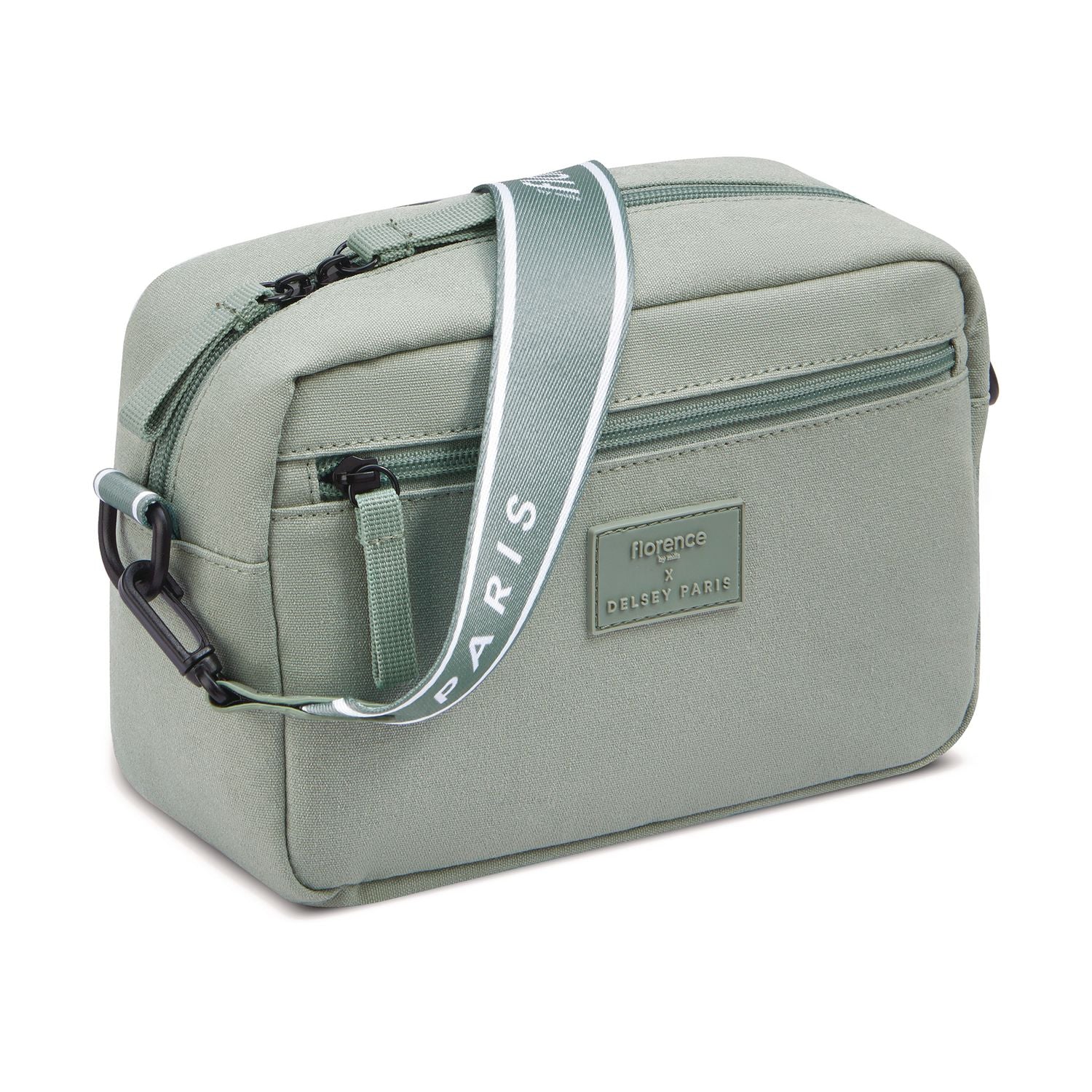 Florence By Mills Free-Spirit Crossbody Bag, 9.5" X 3.25" X 6", Sage Green