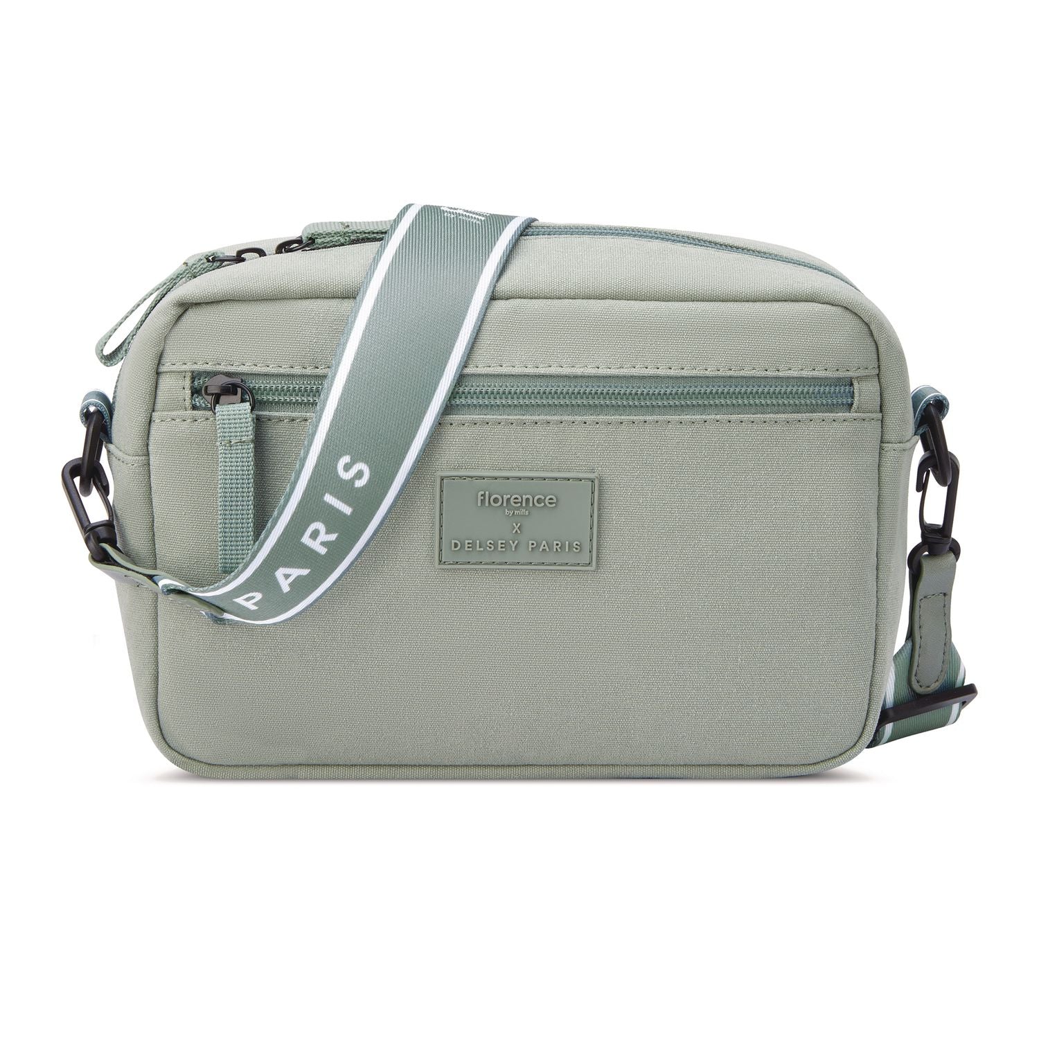 Florence By Mills Free-Spirit Crossbody Bag, 9.5" X 3.25" X 6", Sage Green