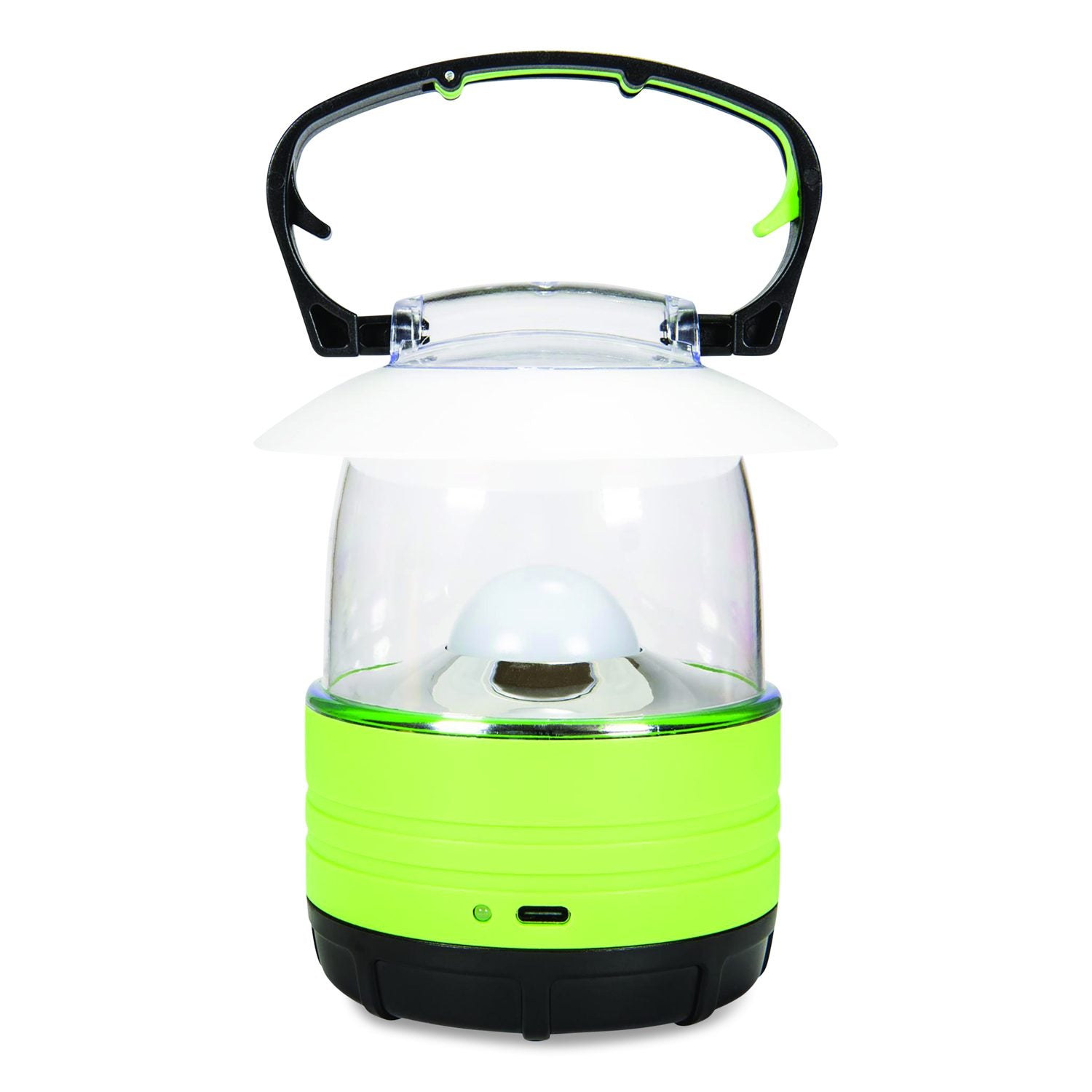 Rechargeable Area Table Lantern, Rechargeable Lithium Ion Battery (Included), Green