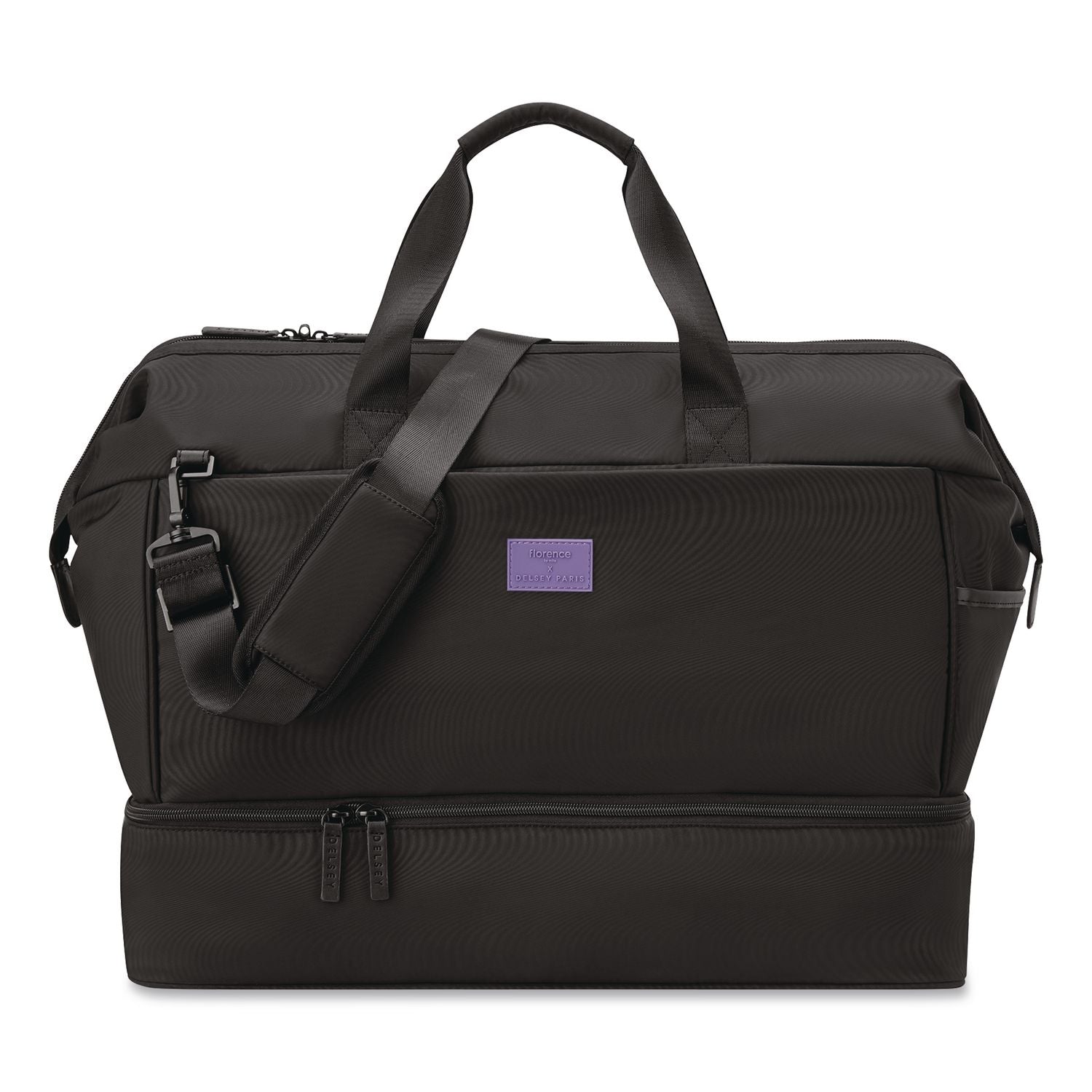 Florence By Mills X DELSEY PARIS Chillout Weekender Bag, 10 X 22.5 X 14.5, Black