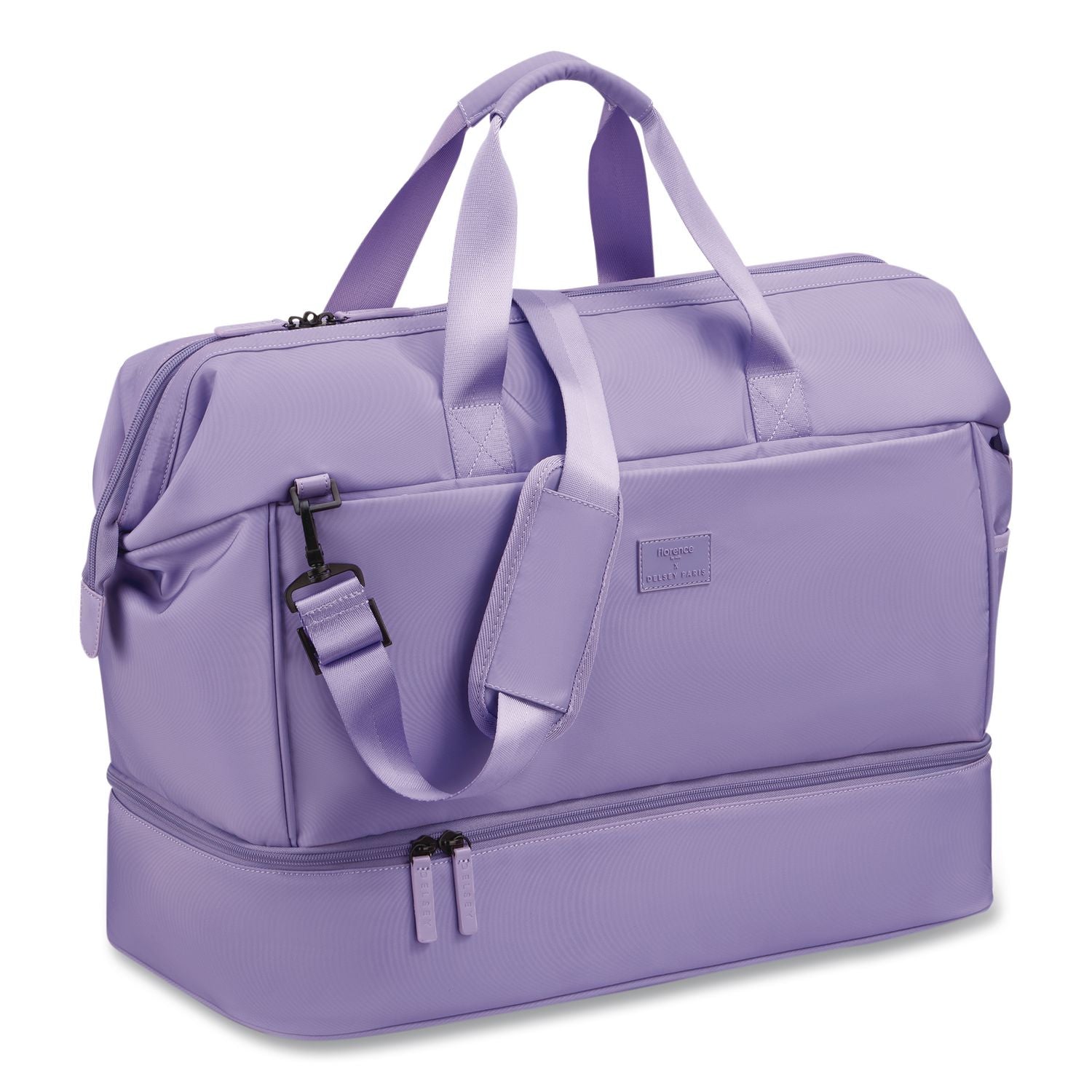 Florence By Mills X DELSEY PARIS Chillout Weekender Bag, 10 X 22.5 X 14.5, Lavender