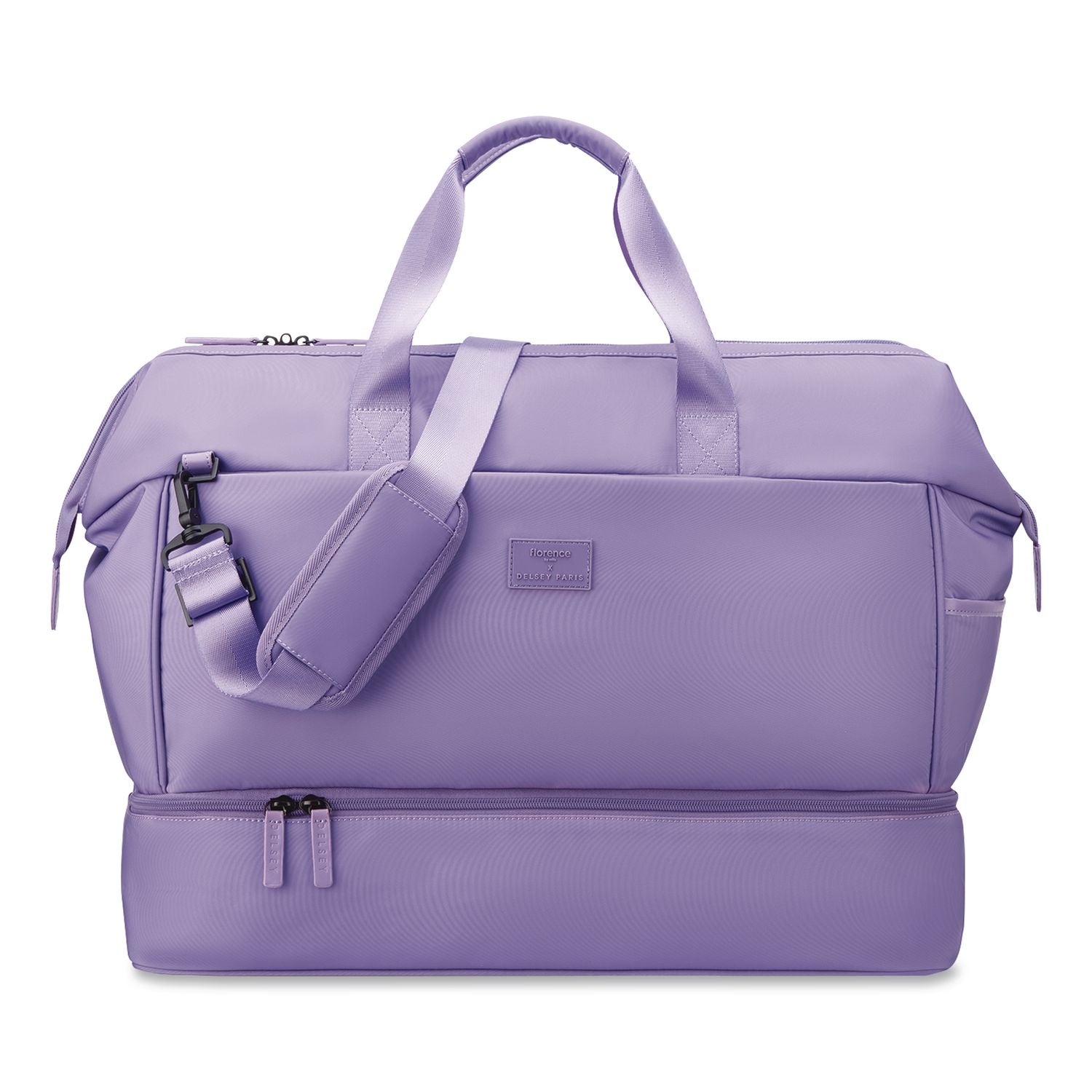 Florence By Mills X DELSEY PARIS Chillout Weekender Bag, 10 X 22.5 X 14.5, Lavender