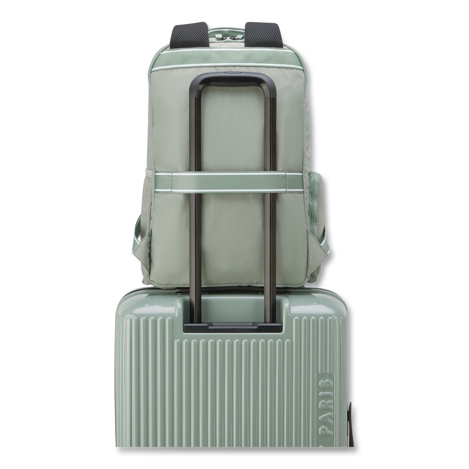 Florence By Mills Carefree Carry Laptop Backpack, Fits Devices Up To 16.9", 12.5 X 7.25 X 17.5, Sage