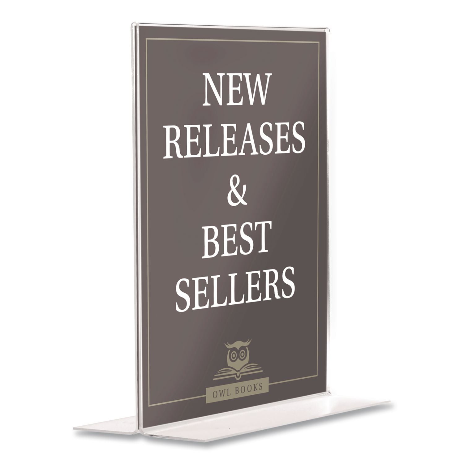 Double-Sided Sign Holder, 8.5 X 11 Insert