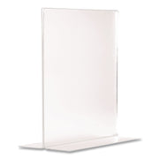 Double-Sided Sign Holder, 8.5 X 11 Insert
