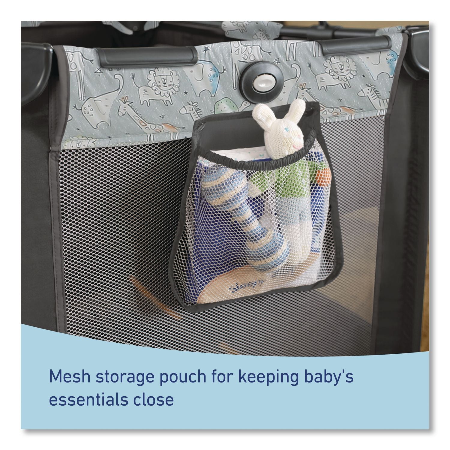 Pack 'N Play Portable Playard, Supports Up To 30 Lb, 18.25 X 39.5 X 29, Reign