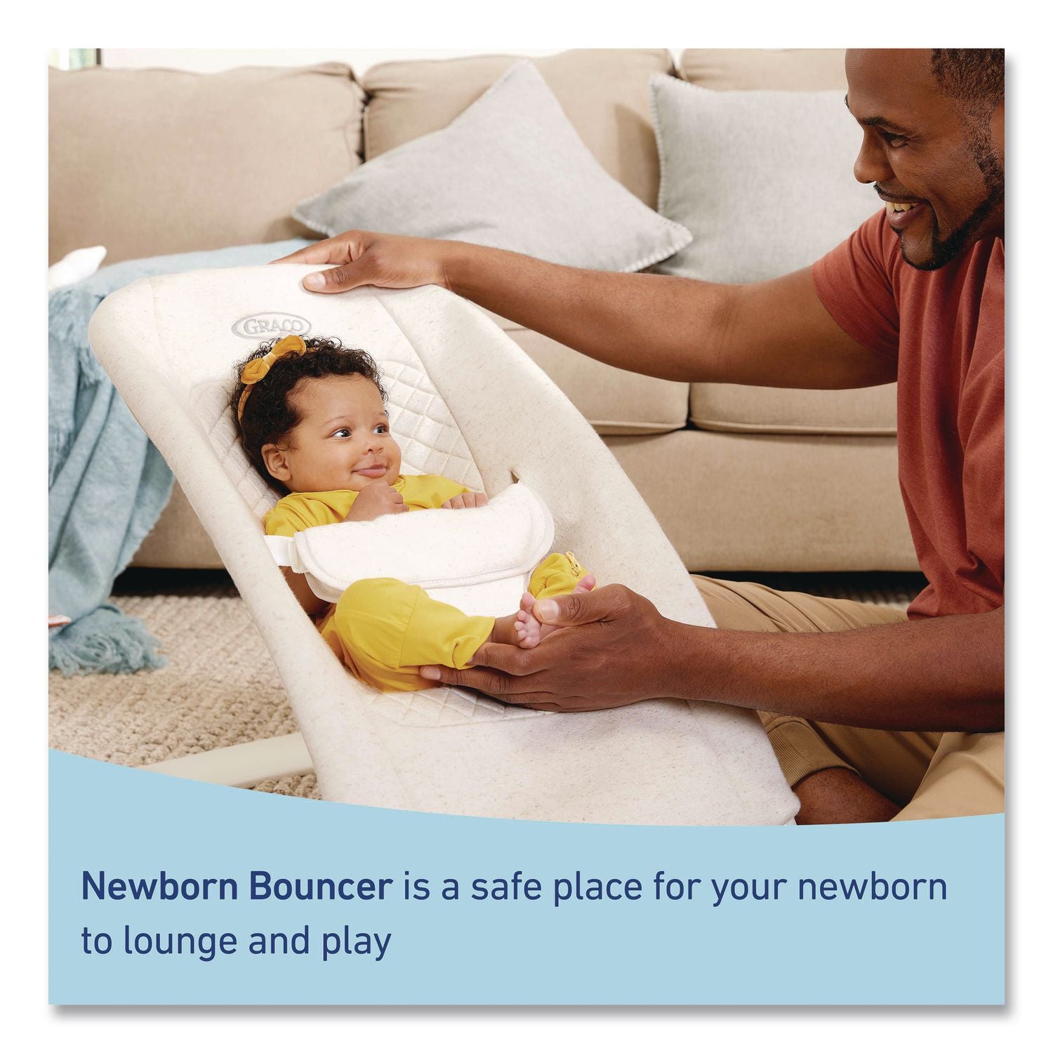 Jumpstart 4-In-1 Activity Bouncer, Supports Up To 40 Lb, 7.44 X 30.79 X 28.11, Wren Seat, Beige Base