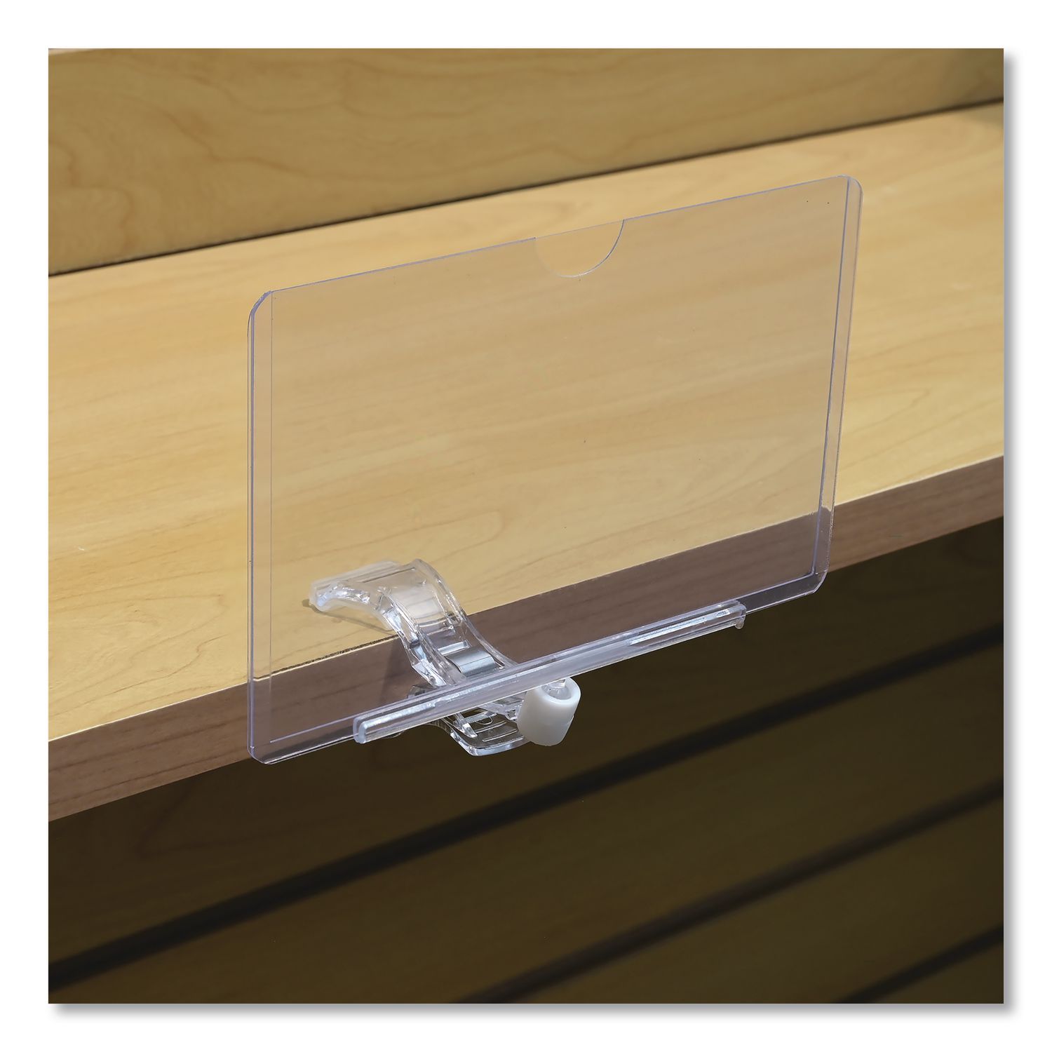 Swivel Clip Signs, Clear, 3/Pack