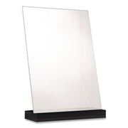 Acrylic Sign Holder With Black Angled Base, 5 X 7 Insert