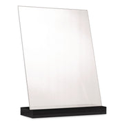 Acrylic Sign Holder With Black Angled Base, 8.5 X 11 Insert