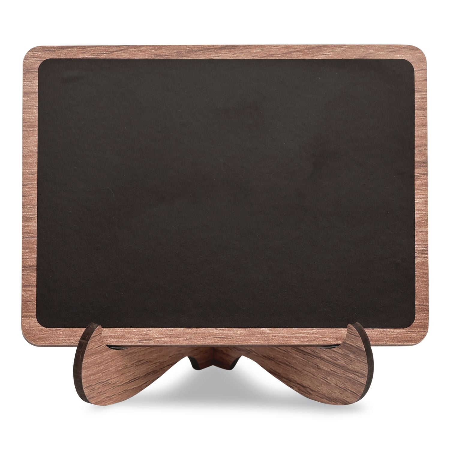Mini Chalkboards, Black Surface, Brown Frame, 2.9 X 3.9, 10/Pack