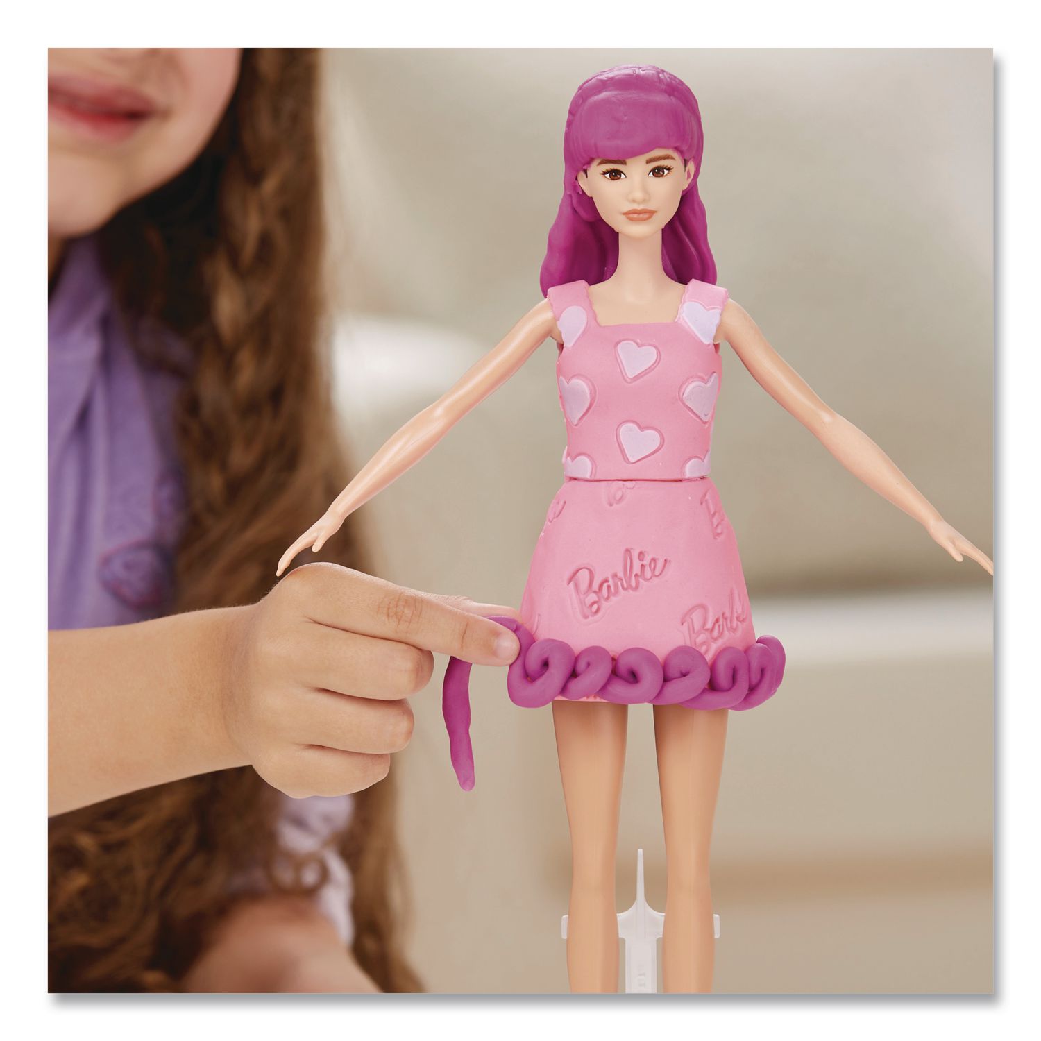 Play-Doh Barbie Hearts And Hair Doll Set
