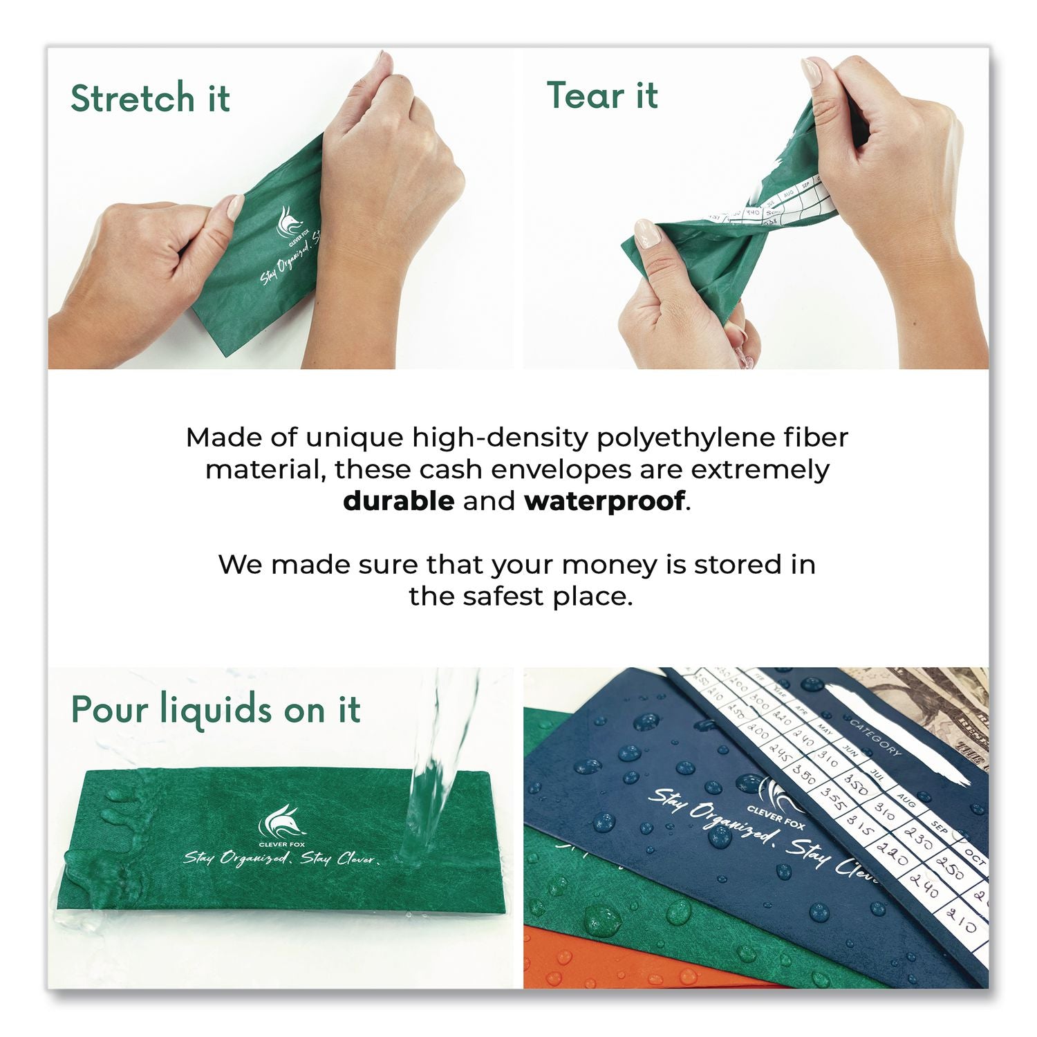 Budgeting Envelope System, 6.7 X 3.3, Assorted Colors