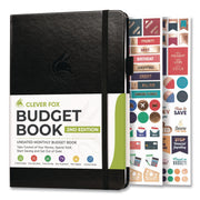 Undated Monthly Budget Book, Black Cover