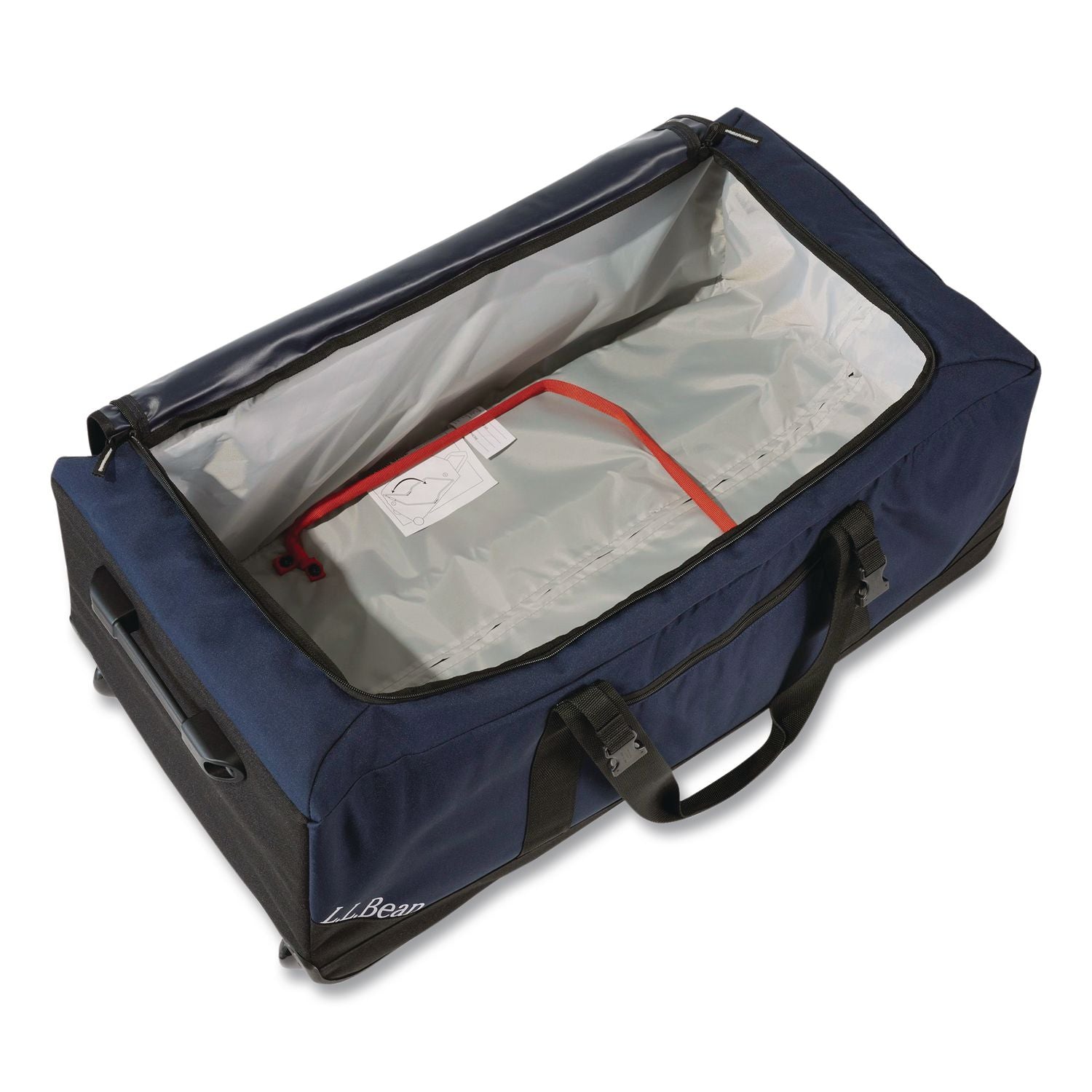 Adventure 22" Polyester Telescoping Carry-On Travel Duffel With Wheels, 22 X 12 X 9, Navy