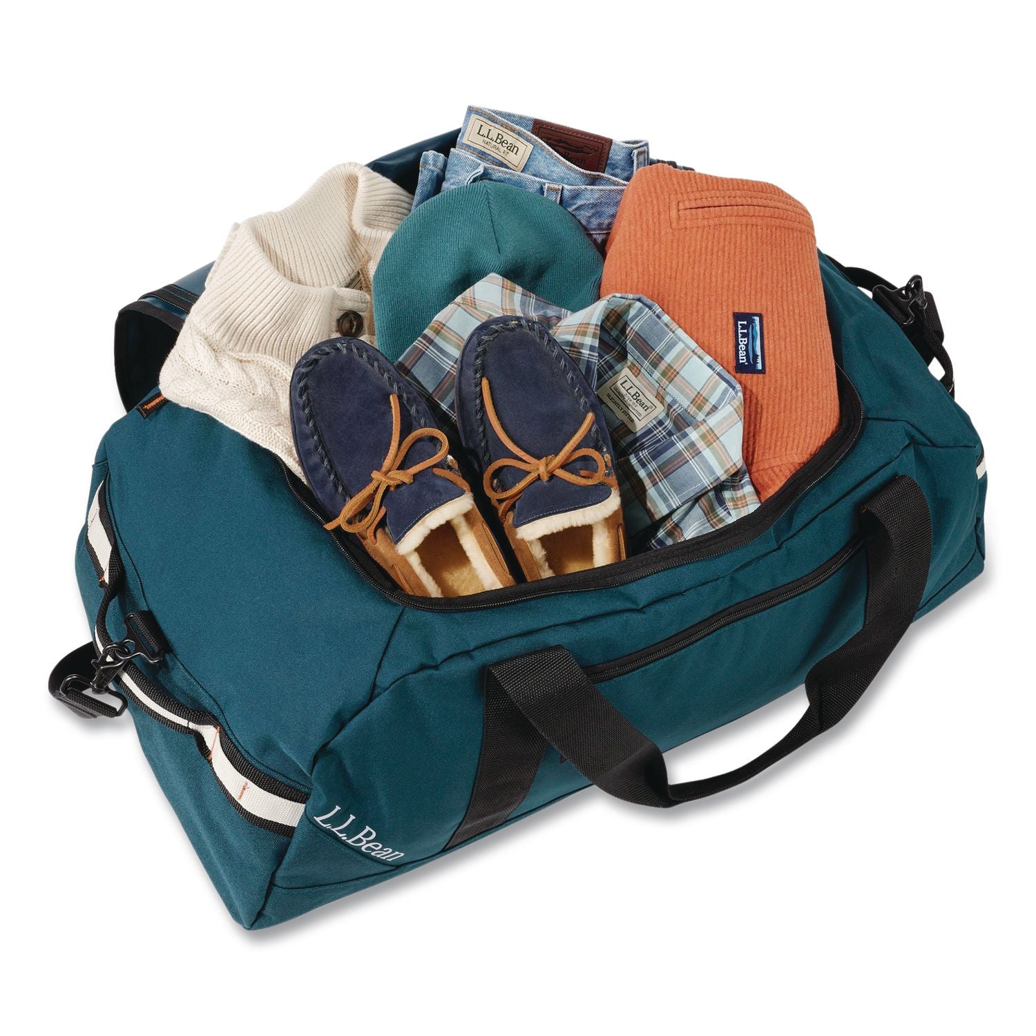 Adventure 22" Polyester Carry-On Travel Duffel, 22 X 13 X 9, Deep Admiral Blue