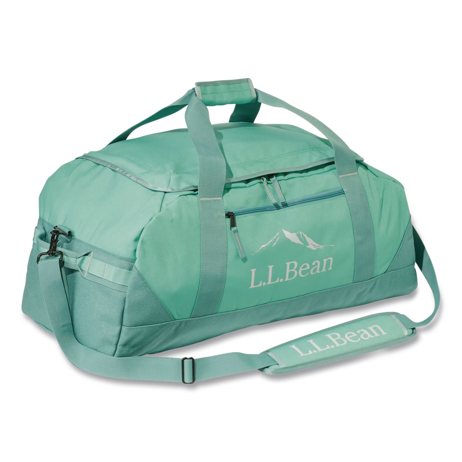 Adventure 27" Polyester Travel Duffel, 27 X 15 X 12.5, Soft Juniper/Mineral Blue