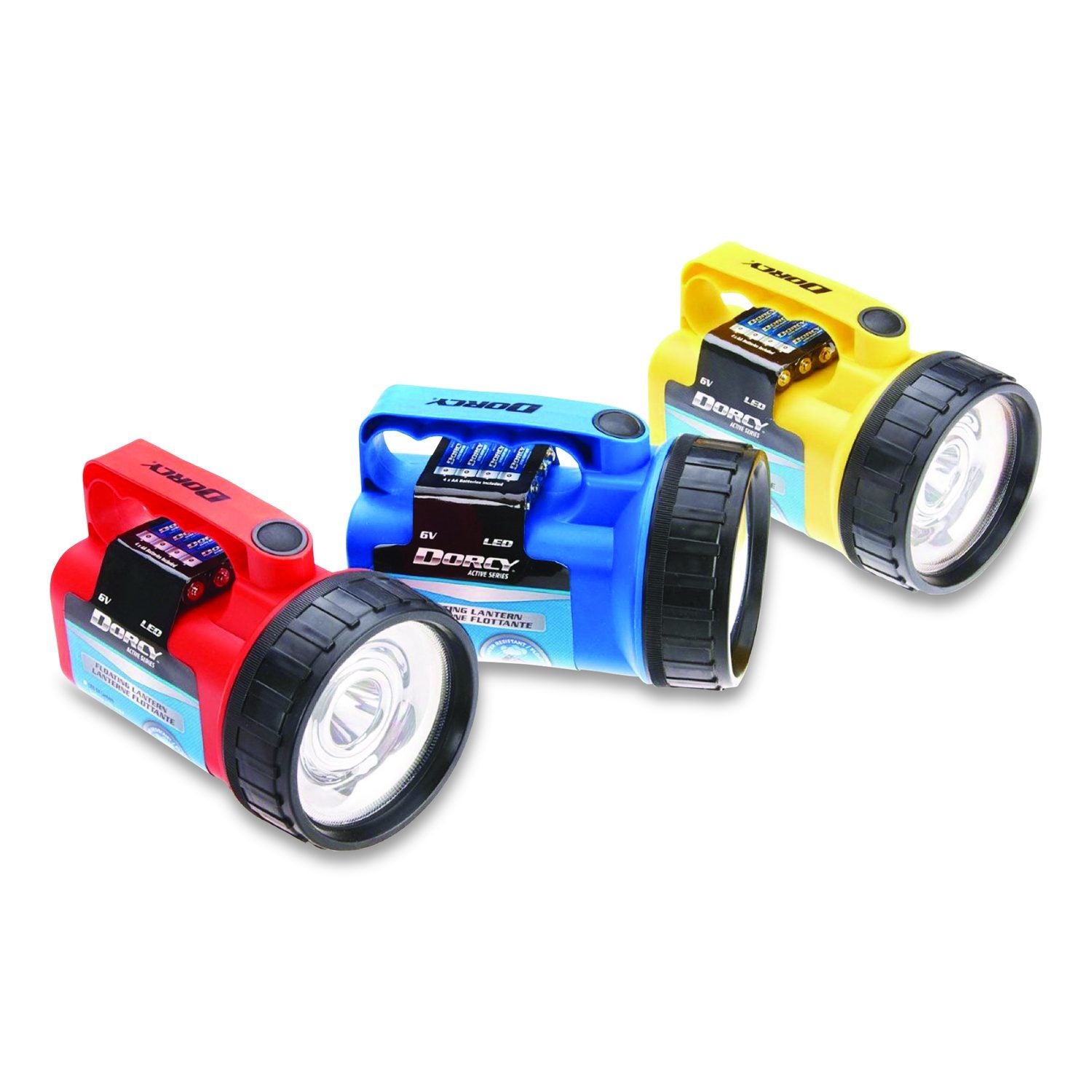 6V LED Lantern, 4 AA Batteries (Included), Randomly Assorted Color