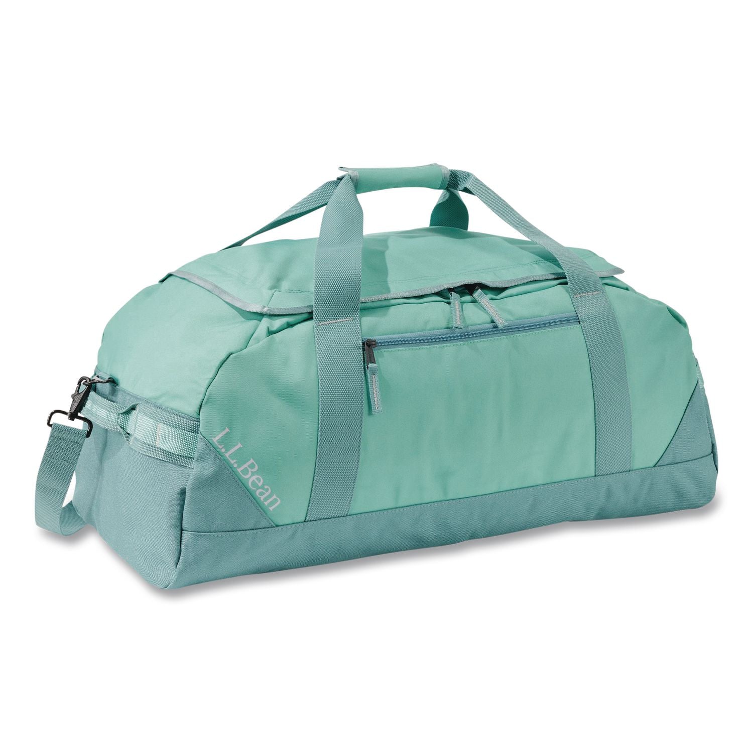 Adventure 27" Polyester Travel Duffel, 27 X 15 X 12.5, Soft Juniper/Mineral Blue