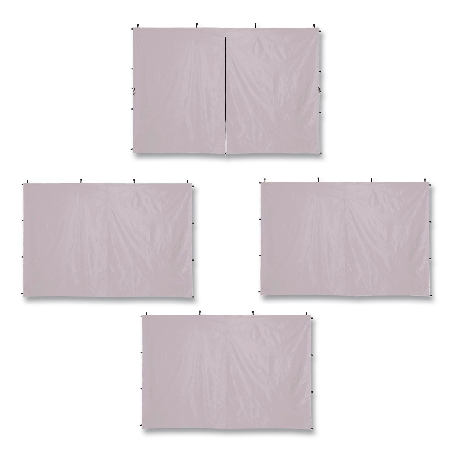 SHAX 6058 Pop-Up Tent Sidewall Kit, 10 Ft X 10 Ft, Polyester, White