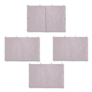 SHAX 6058 Pop-Up Tent Sidewall Kit, 10 Ft X 10 Ft, Polyester, White