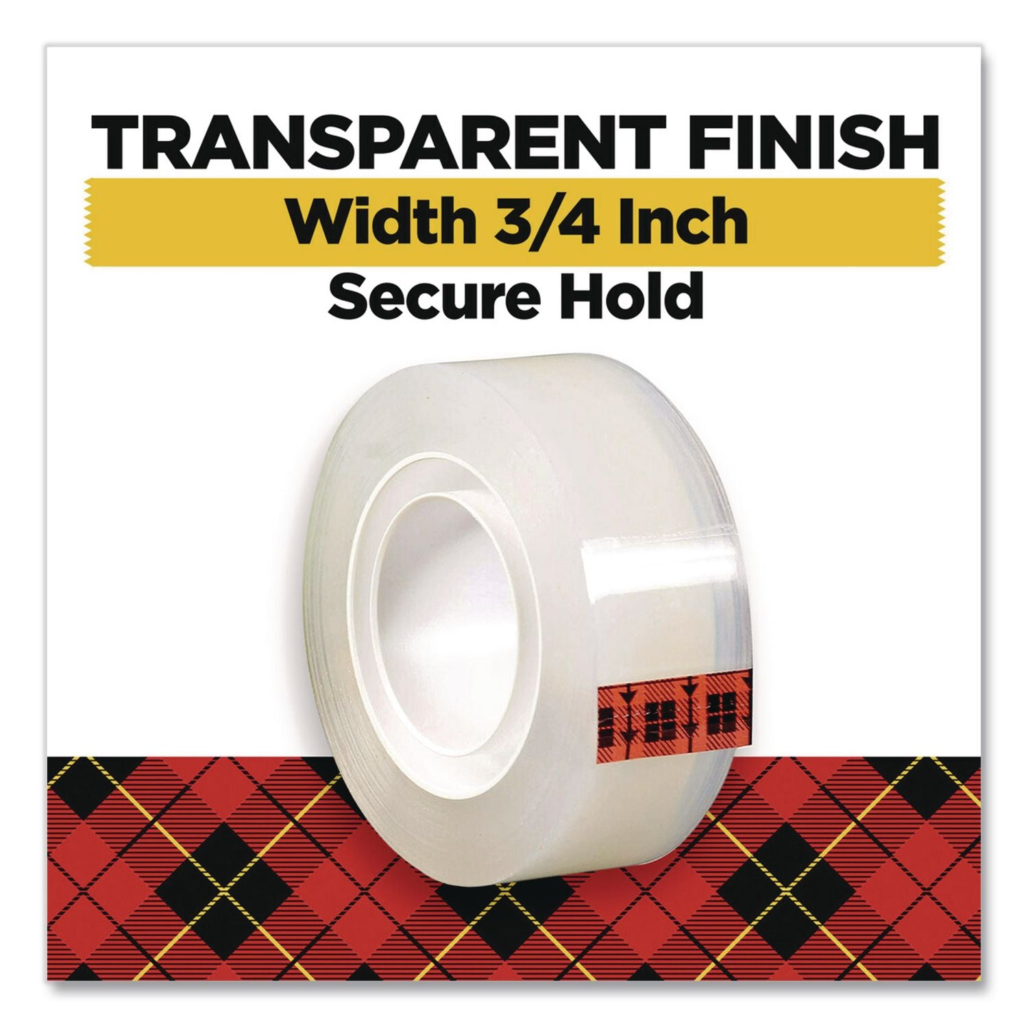 Super-Hold Tape Refill, 1" Core, 0.75" X 22.22 Yds, Clear, 10/Pack
