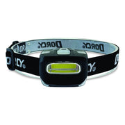 Active COB LED Headlamp, 3 AAA Batteries (Included), Black