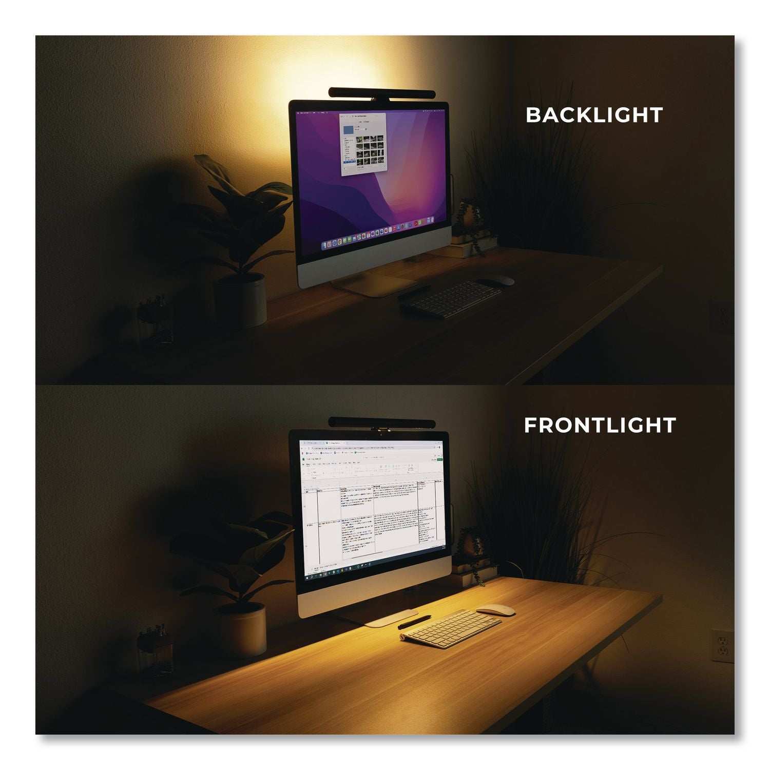 Monitor Light Bar, Black