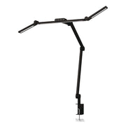 LED Desk Lamp, Articulating Neck, 20.2" High, Matte Black