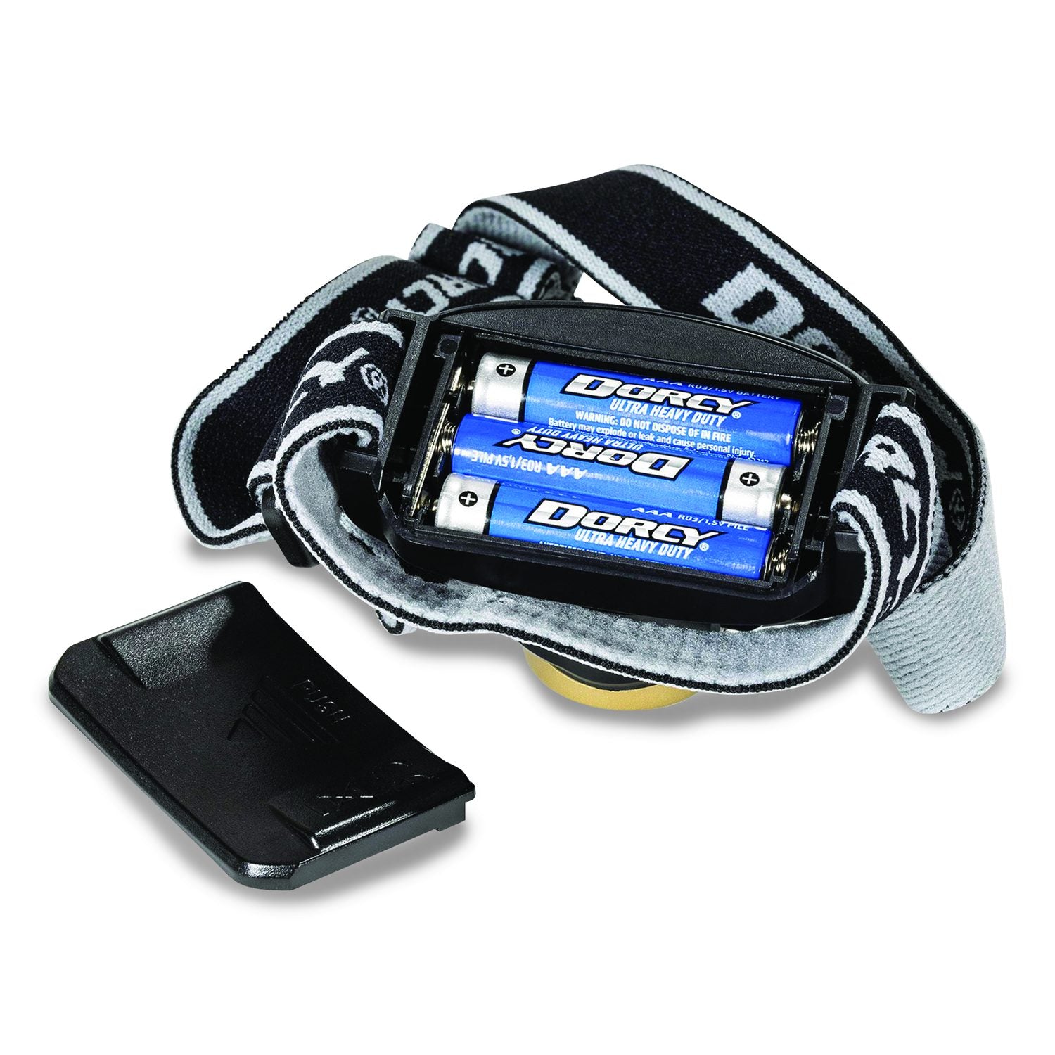 Pro 285 Spot Beam Headlamp, 3 AAA Batteries (Included), Black