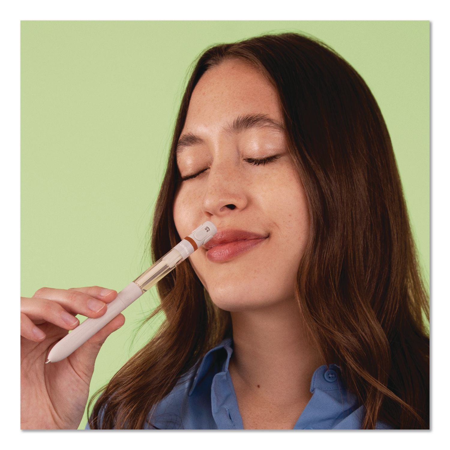 Essential Oil Blends Pen Diffuser, Cinnamon Roll Scent, White