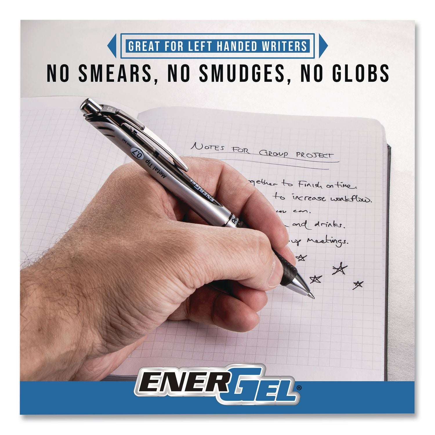 Energel RTX Gel Pen, Retractable, Medium 0.7 Mm, Assorted Ink, Assorted Barrel Colors, 12/Pack