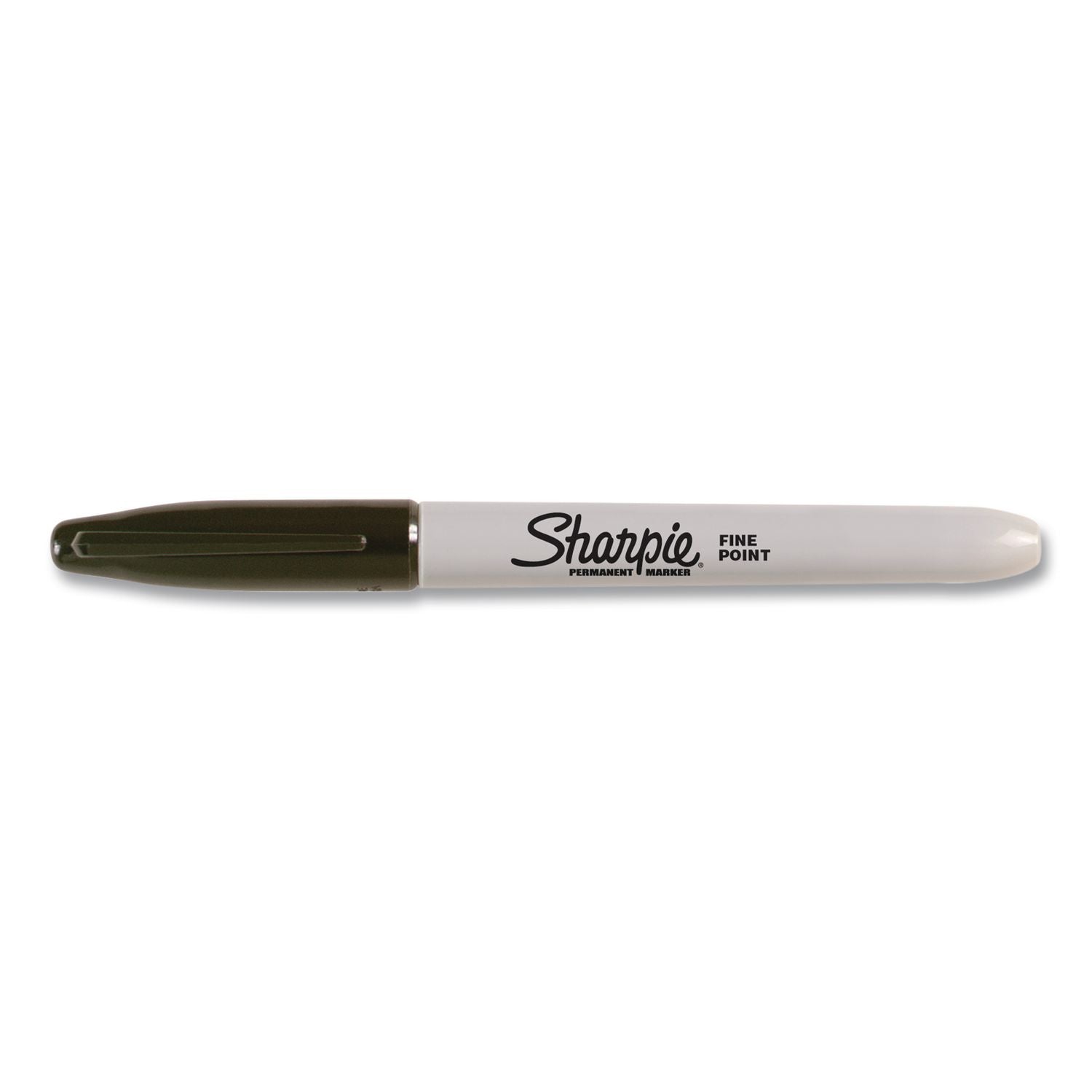 Fine Tip Permanent Marker, Bullet Tip, Black
