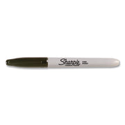 Fine Tip Permanent Marker, Bullet Tip, Black