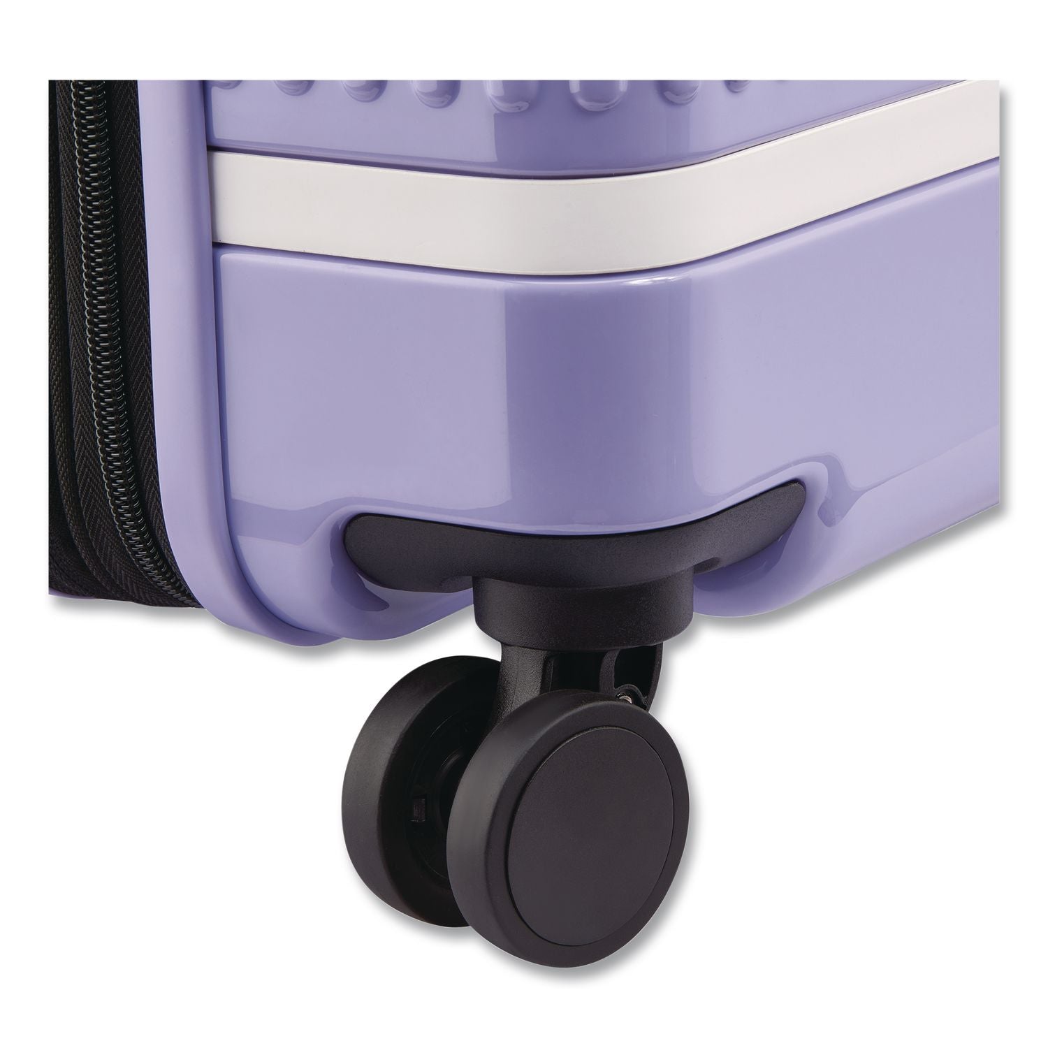 Florence By Mills X DELSEY PARIS Spin Me Away 20" Hardside Carry-On Suitcase, 14.75 X 9.75 X 22.75, Lavender