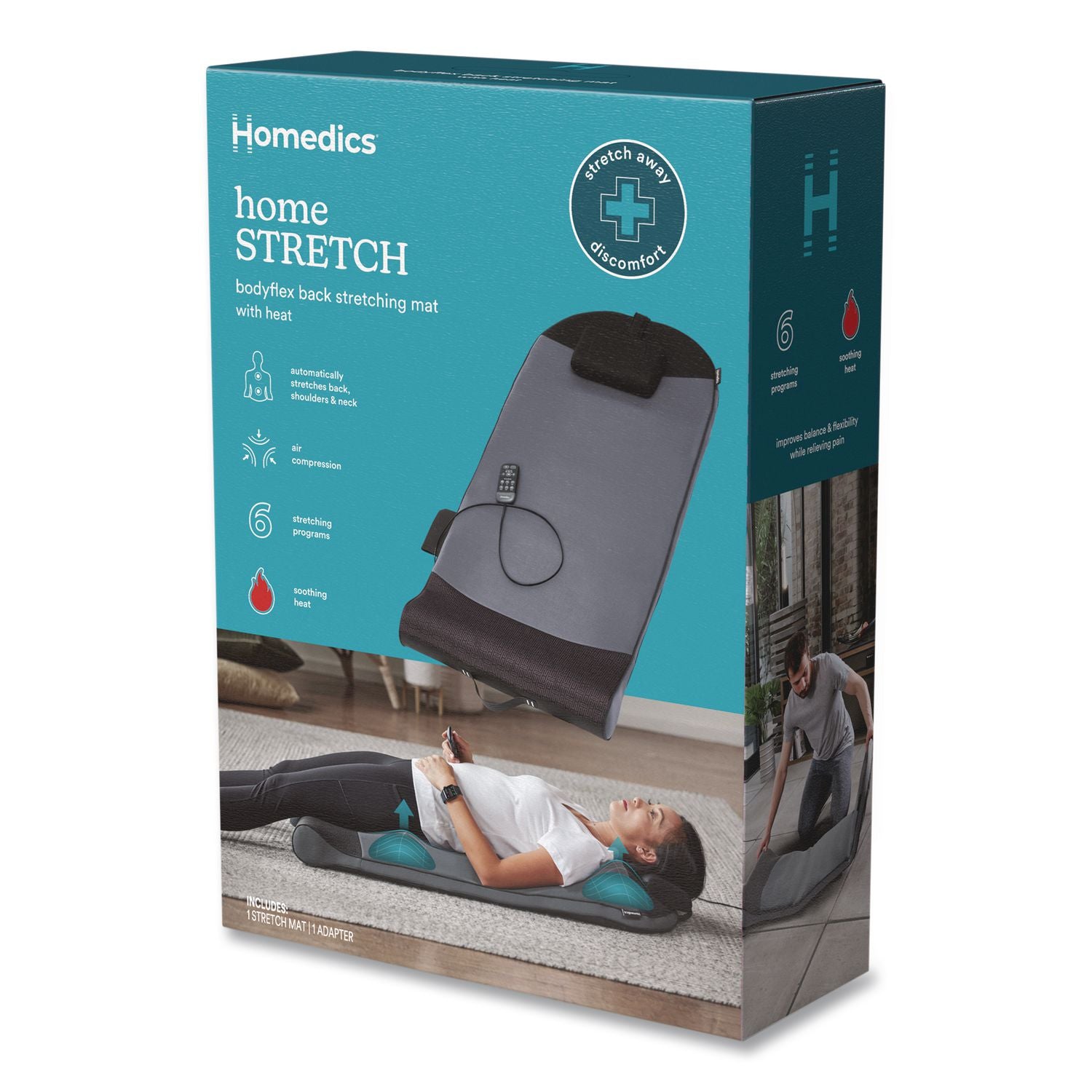 Body Flex Back Stretching Mat With Heat