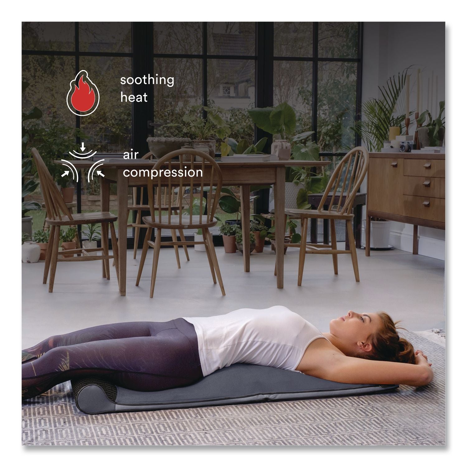 Body Flex Back Stretching Mat With Heat