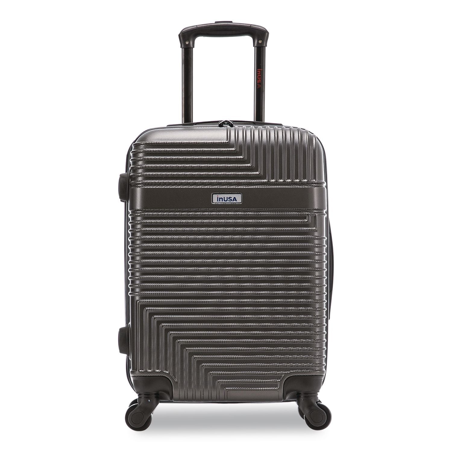 Resilience 20" Hardside Carry-On Suitcase, 14.96 X 8.66 X 21.65, Charcoal