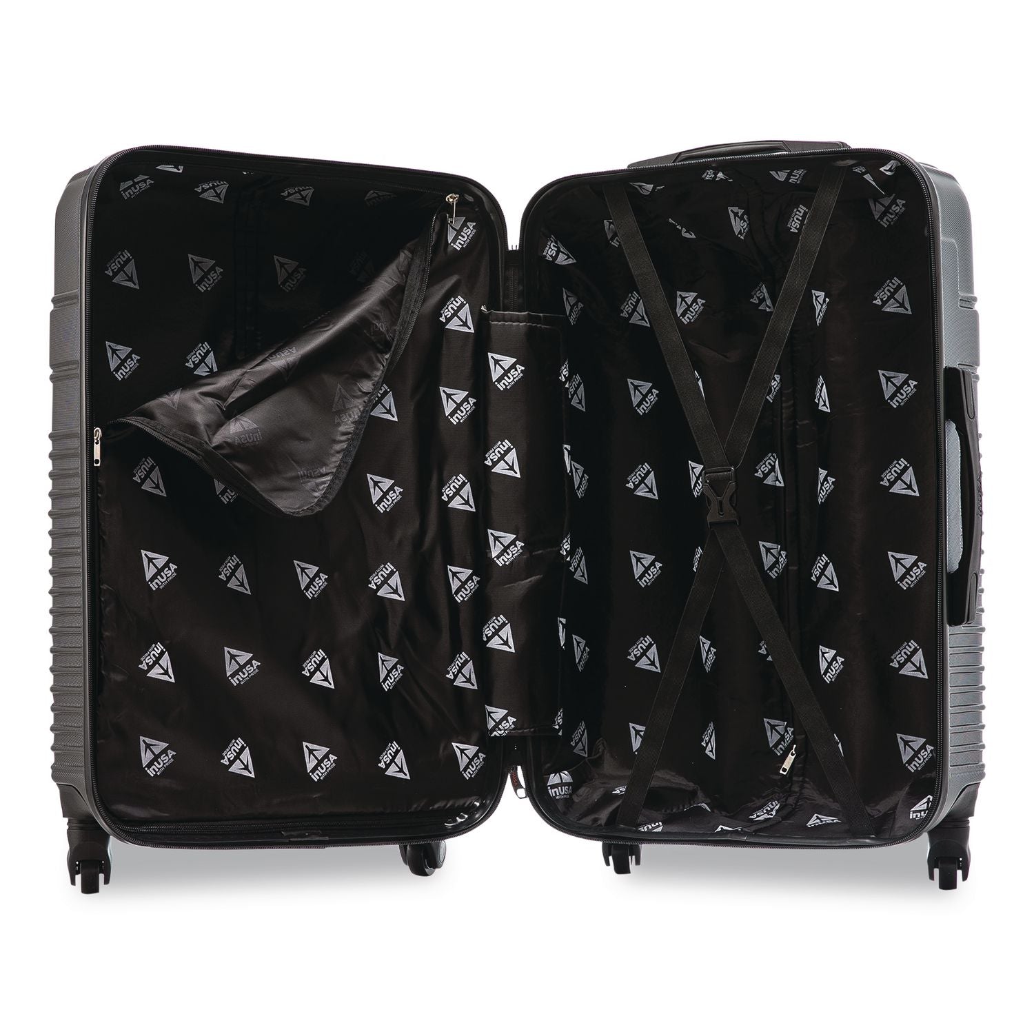Resilience 20" Hardside Carry-On Suitcase, 14.96 X 8.66 X 21.65, Charcoal