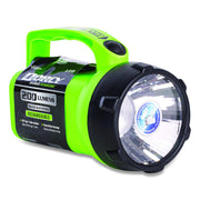 Adventure Rechargeable Floating Lantern, Rechargeable Lithium Ion Battery (Included), Green
