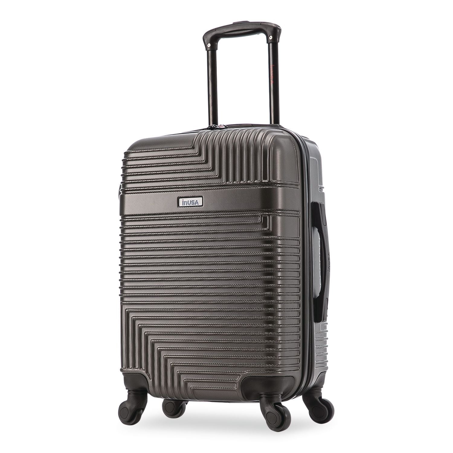 Resilience 20" Hardside Carry-On Suitcase, 14.96 X 8.66 X 21.65, Charcoal