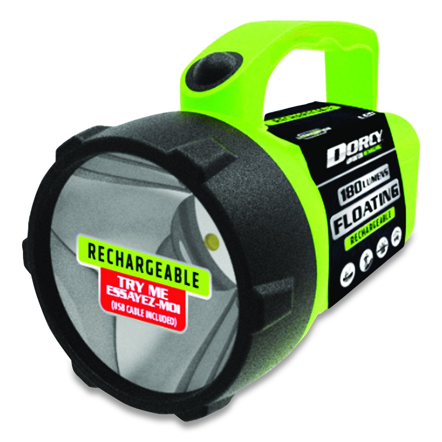 Adventure Rechargeable Floating Lantern, Rechargeable Lithium Ion Battery (Included), Green
