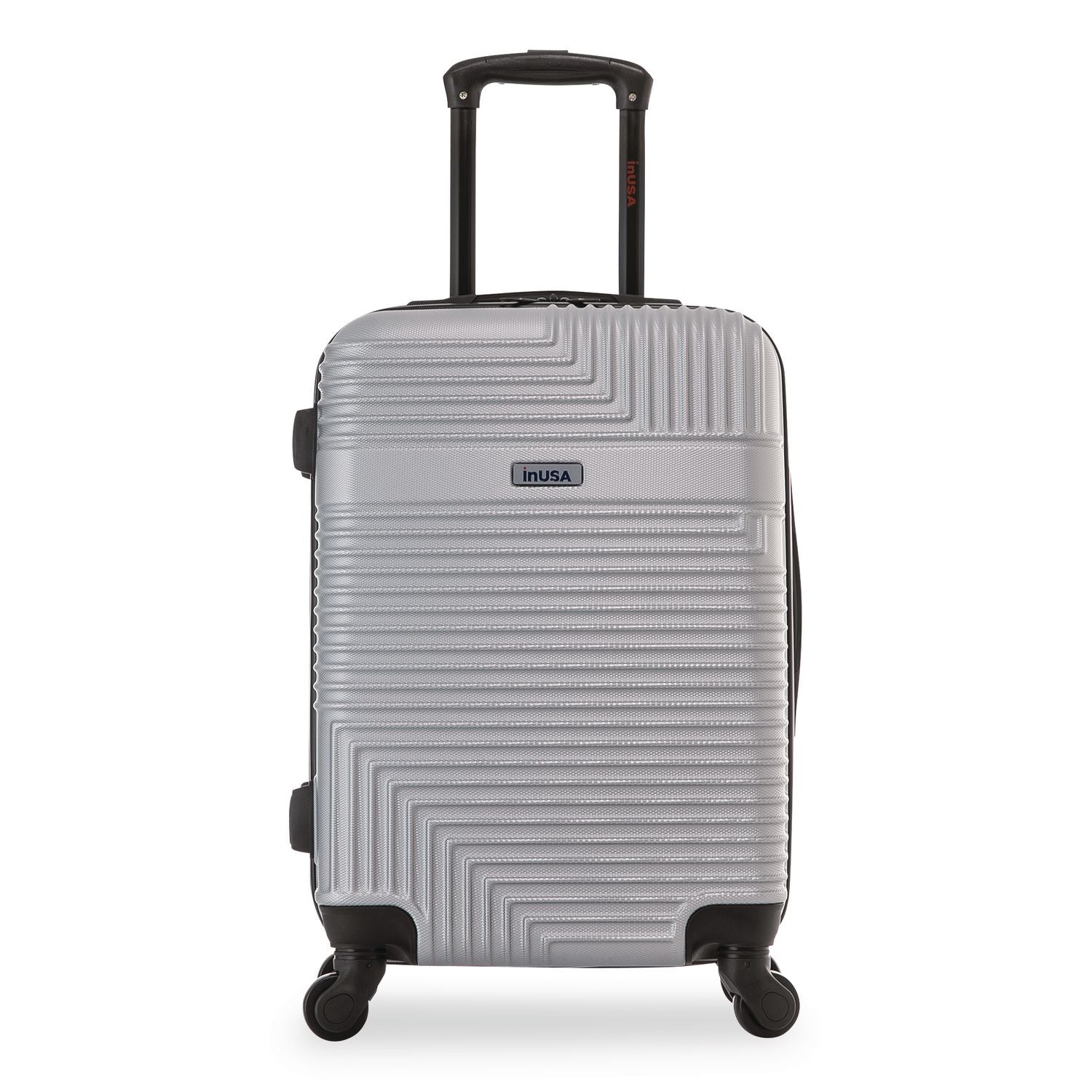 Resilience 20" Hardside Carry-On Suitcase, 14.96 X 8.66 X 21.65, Silver