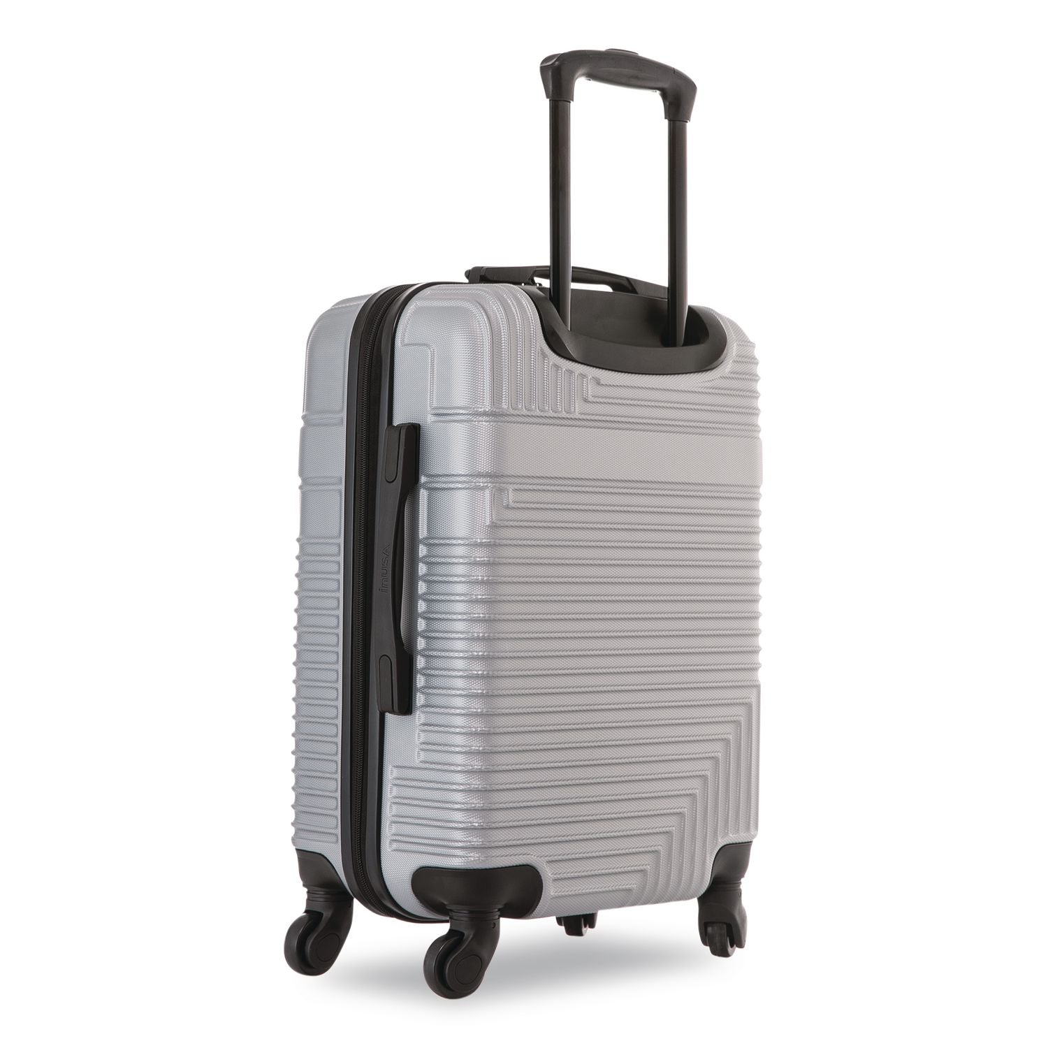 Resilience 20" Hardside Carry-On Suitcase, 14.96 X 8.66 X 21.65, Silver