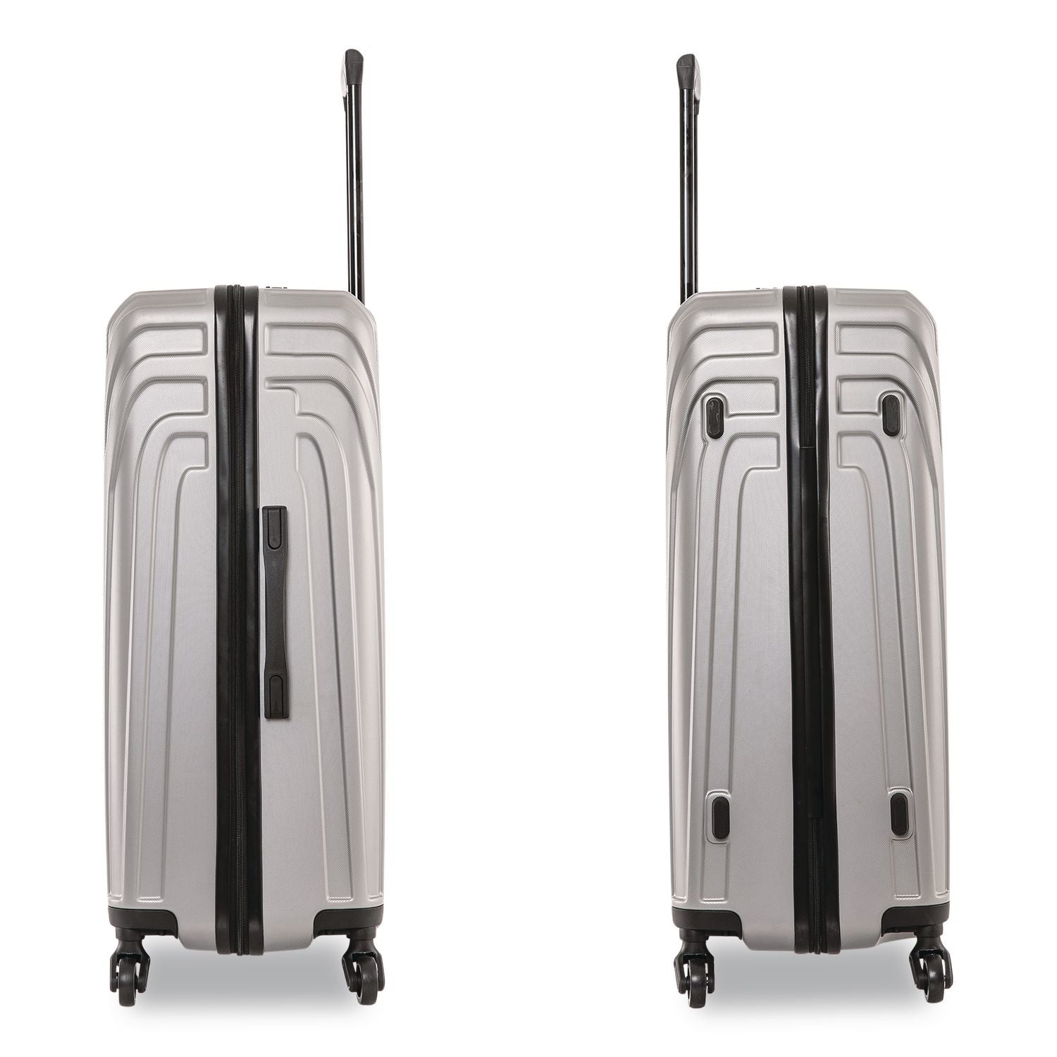 Vasty Three-Piece Hardside Spinner Luggage Set, Gray